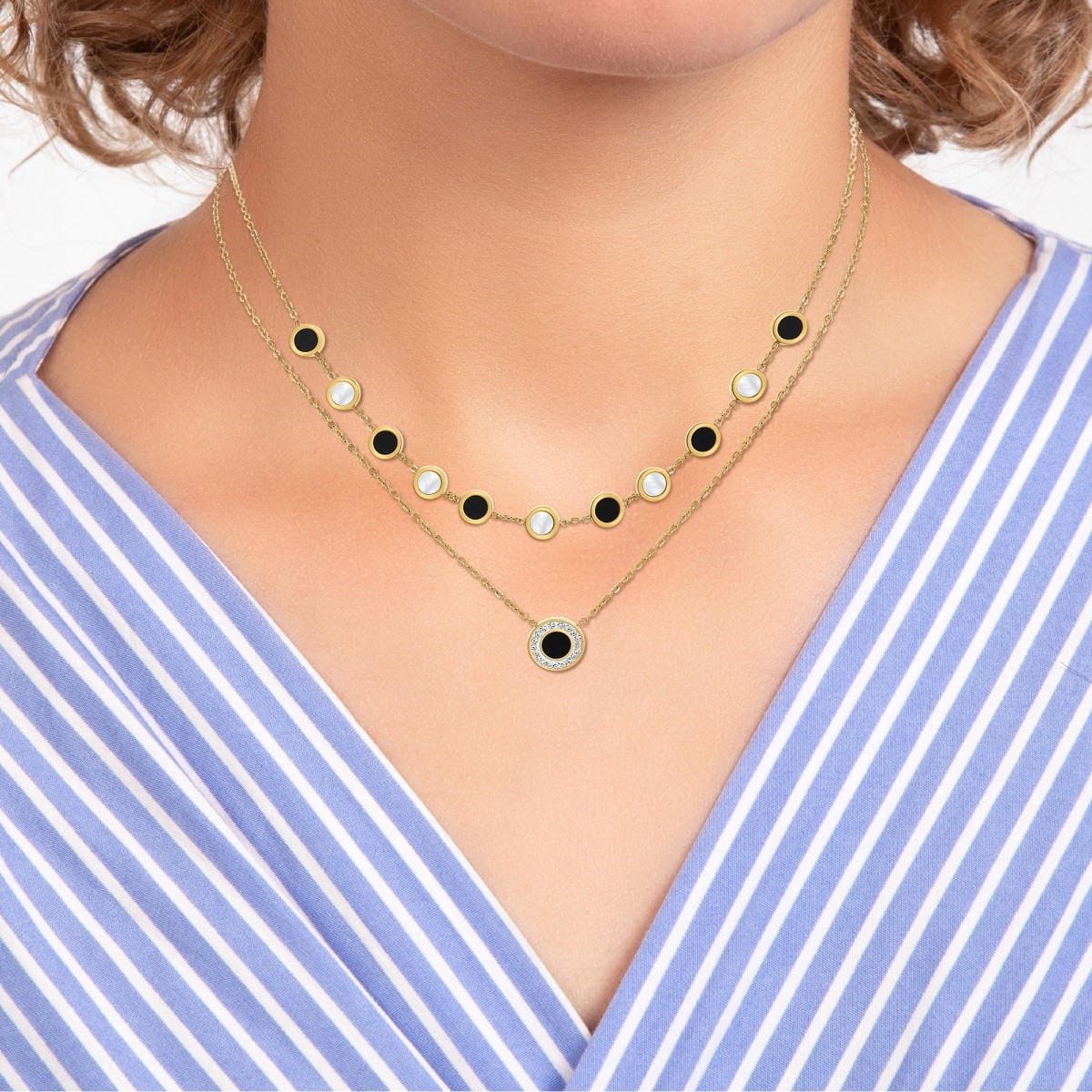 Collier SC Bohème orné de Cristaux scintillants