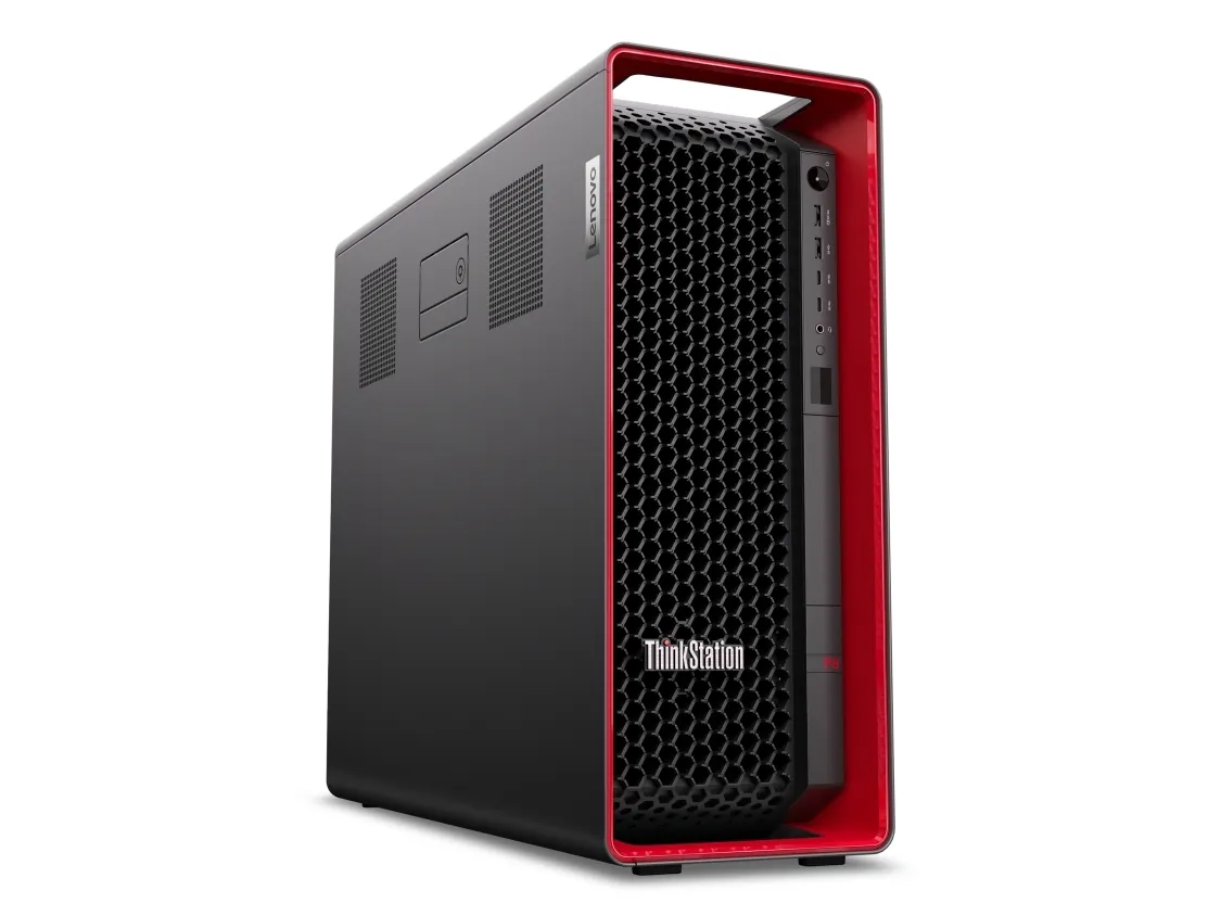 Lenovo ThinkStation P8 30HH - Tower 1 x Ryzen ThreadRipper PRO 7945WX / op til 5.3 GHz - AMD PRO - RAM 64 GB - SSD 1 TB - TCG Opal Encryption, NVMe, Performance - Gigabit Ethernet, 10 Gigabit Ethernet, 2.5 Gigabit Ethernet - Win 11 Pro - skærm: ingen