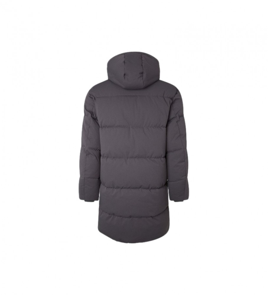 Parka Pepe Jeans Brad preta rasgada