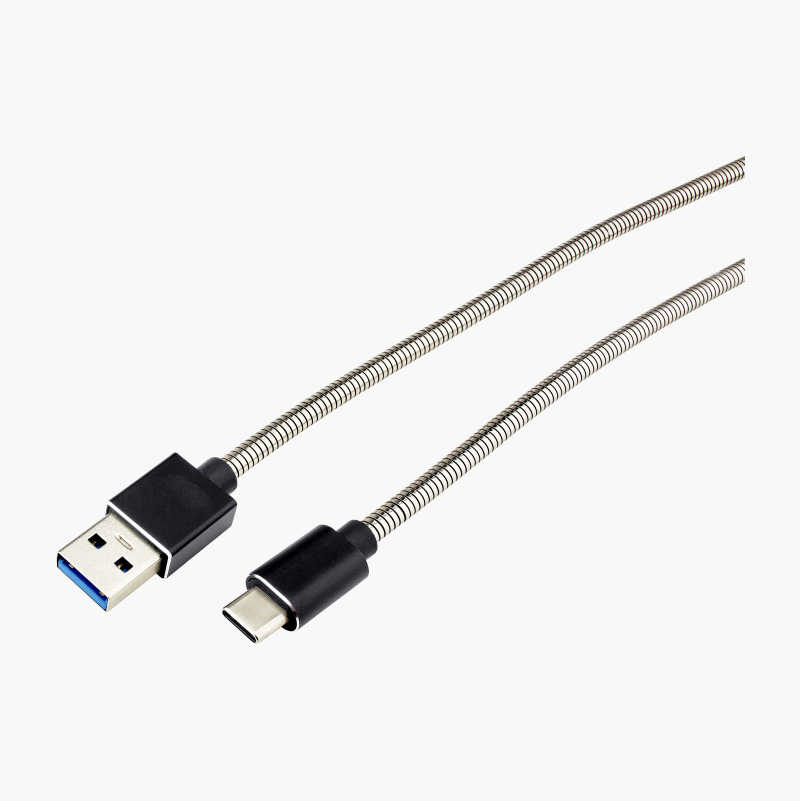 USB-kabel med type C-kontakt, 1 m