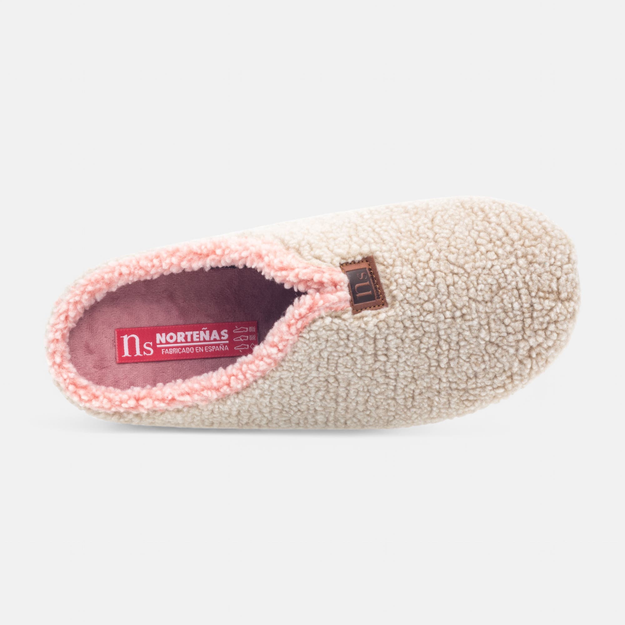 Pantoufles mules Femme beige
