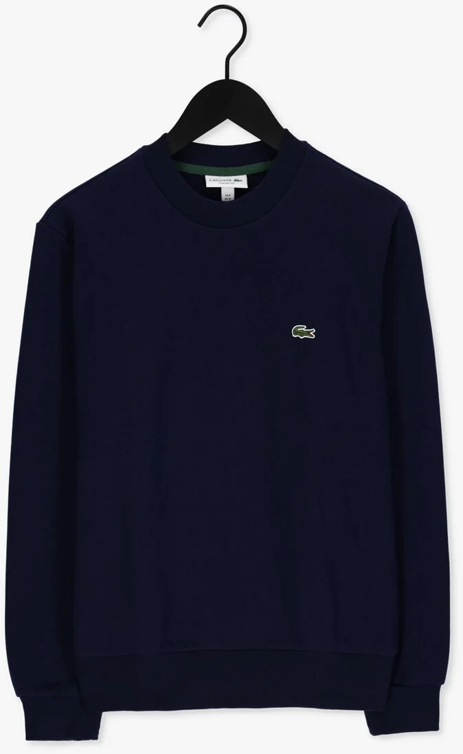 LACOSTE donkerblauwe lacoste trui sh9608 sweatshirt
