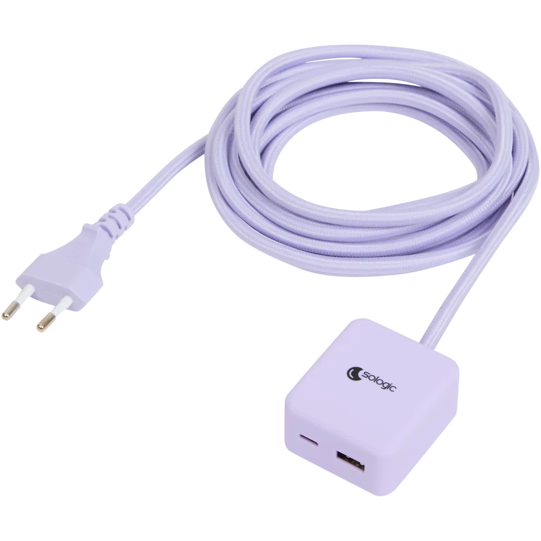 Chargeur secteur à 2 ports Sologic