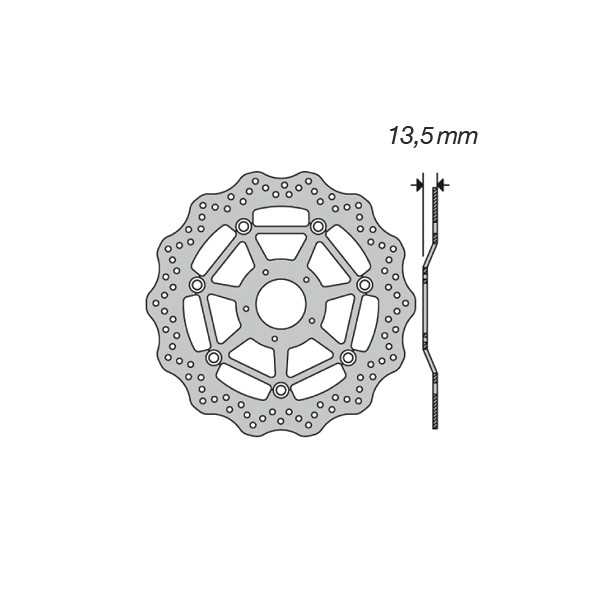 France Equipement - Disque de frein FE.FL92502V