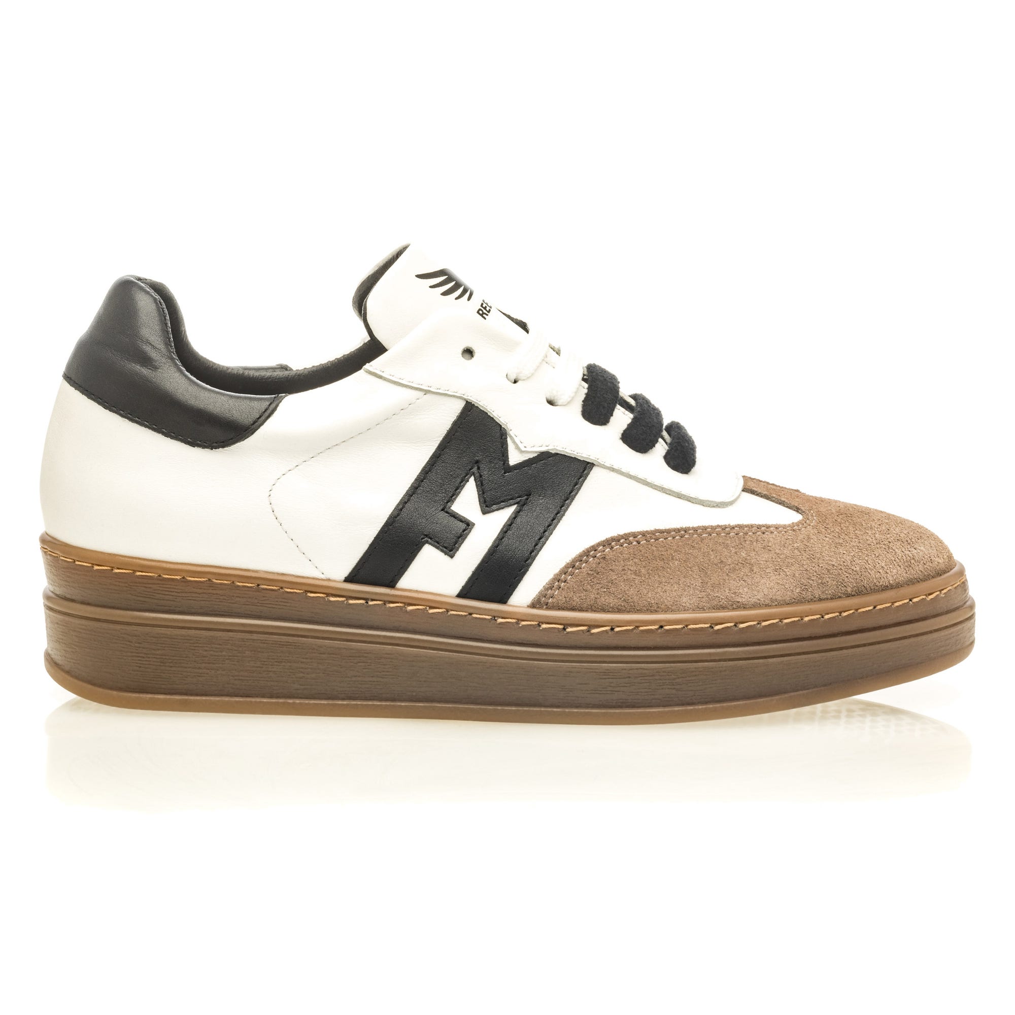 Baskets basses Femme en cuir blanc