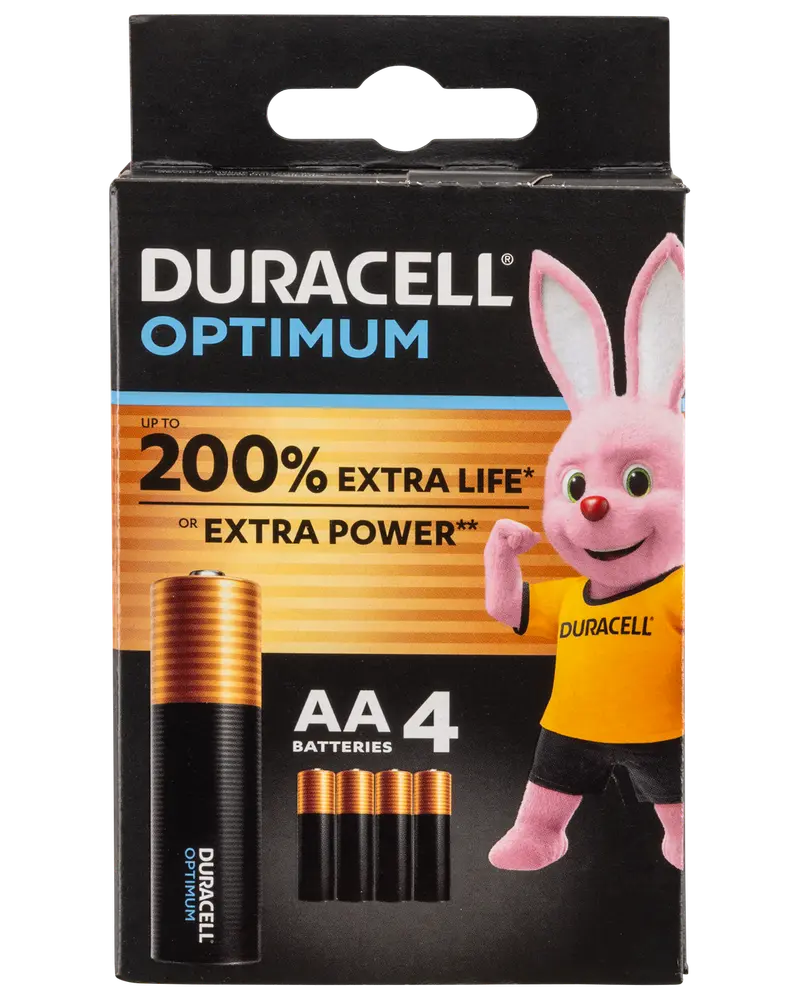 Duracell Optimum AA 4-pak