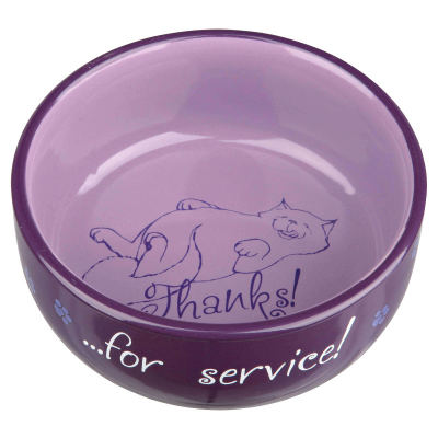 Trixie Keramiknapf Thanks for Service 0.3l