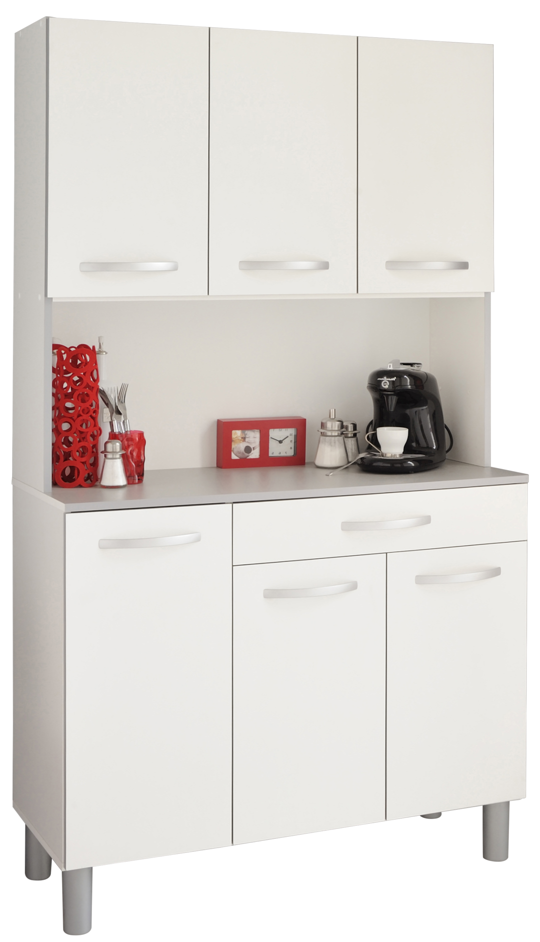 Parisot Buffet-Schrank SPOON 101 x 185 cm weiß