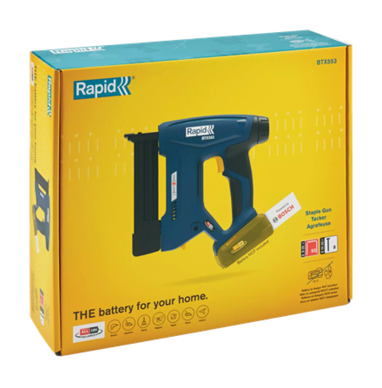 Rapid BTX553 18V Li-ion Accu tacker body - Power4All