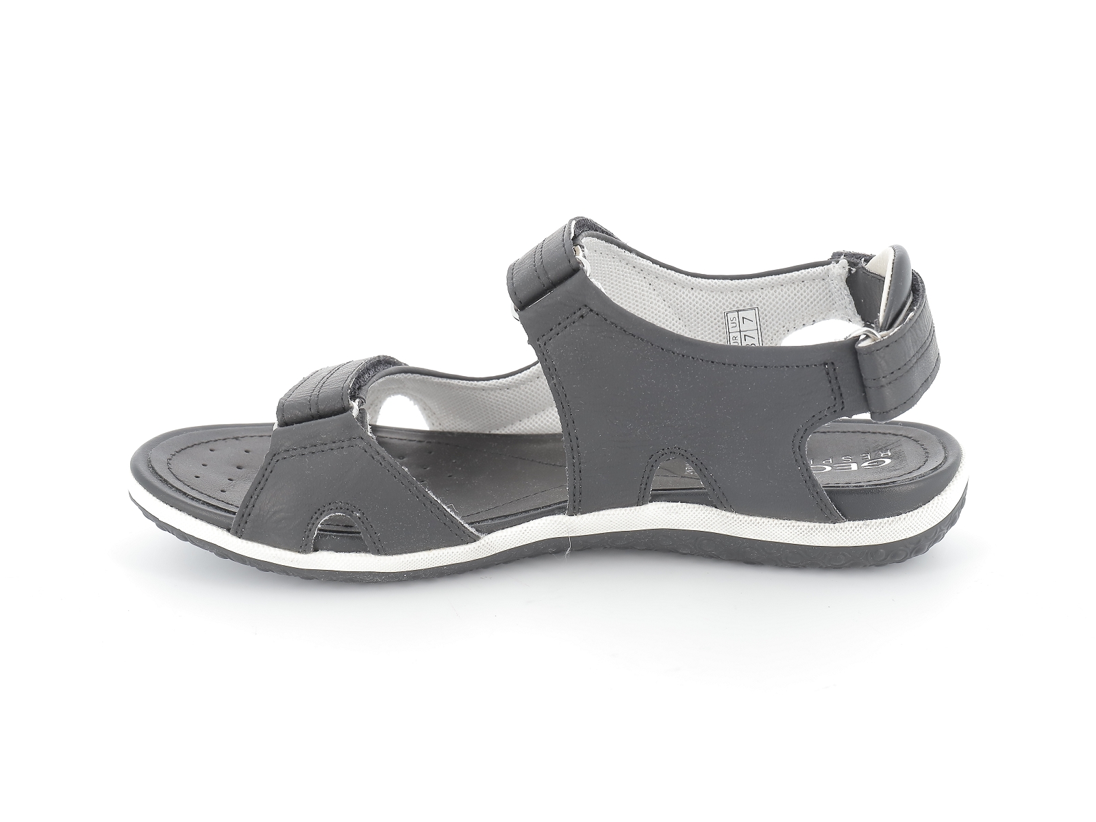Geox-SANDALE D VEGA D52R6A Cuir Noir