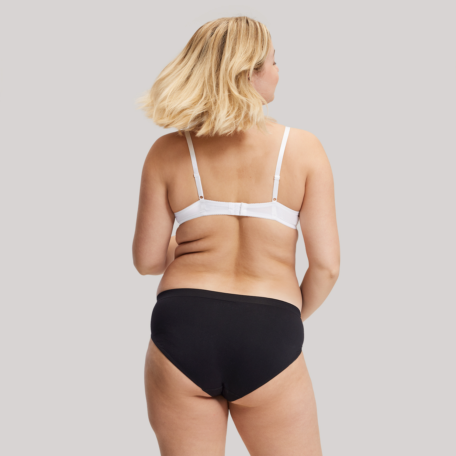 Dames naadloze bikinislip Stretch Zwart kopen? Goed en goedkoop