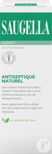 Saugella Antiseptique Naturel Soin Lavant Pour Rétablir L’équilibre De La Zone Intime Flacon 250ml