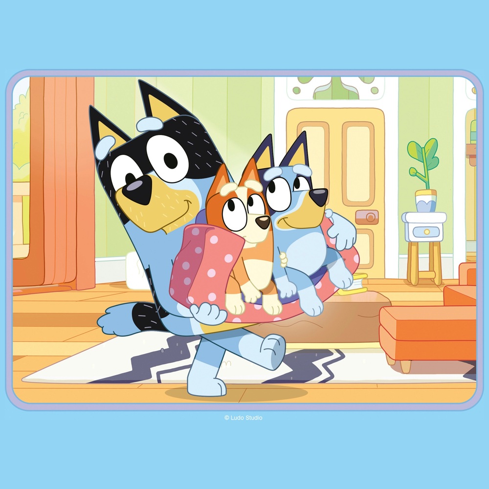 Ravensburger Bluey 4er-Packung (12, 16, 20, 24 Teile) Puzzles