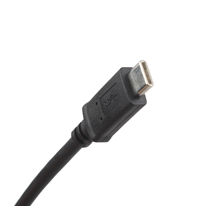 (2m) USB C auf USB C Ladekabel Thunderbolt 3 Datenkabel Monitor-Verbindungskabel - Schwarz