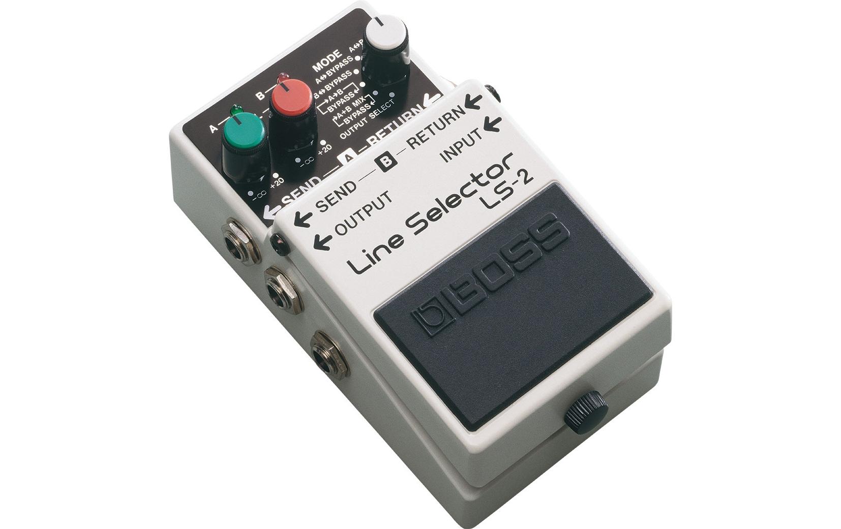 Pedal LS-2<br>Line Selector/Power Supply-Pedal mit vielen Schaltmöglichkeiten