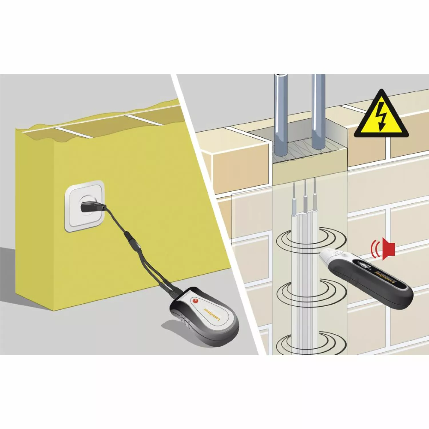 Laserliner AC-Tracer Leidingzoekerset in koffer
