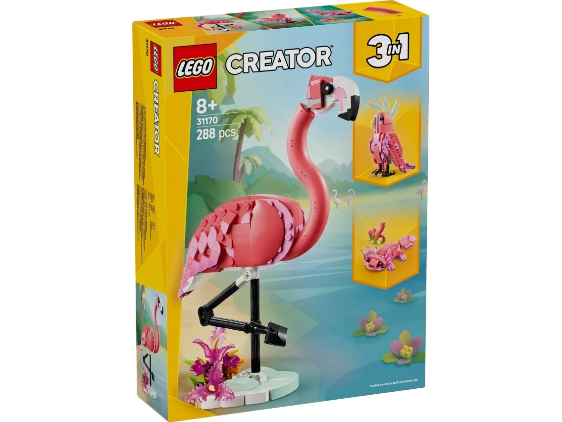 LEGO Creator 31170 Vilde dyr: Pink flamingo