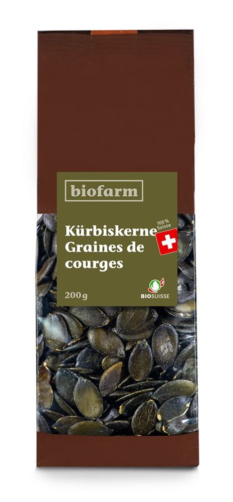 Biofarm Kürbiskerne Knospe CH Btl 200 g