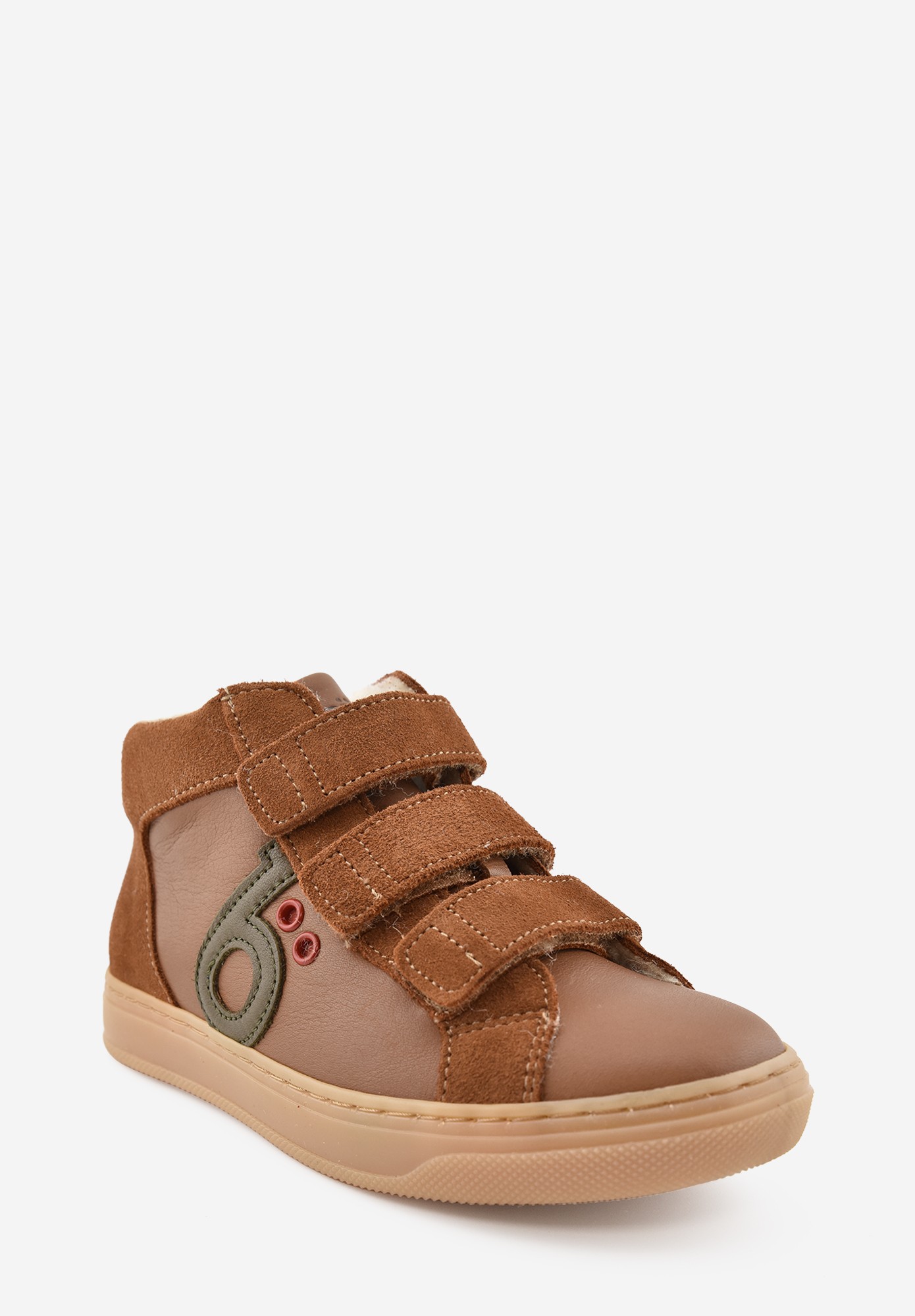 Laax logo Wollfutter Kinder Cognac Kaki