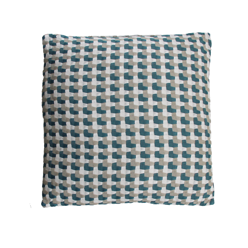 Three color weave blue