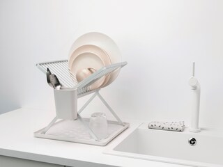 brabantia Abtropfgestell SINKSIDE faltbar Light Grey