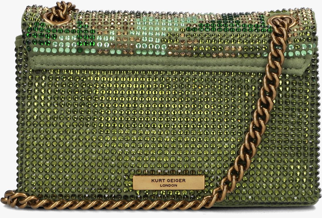 KURT GEIGER LONDON groene kurt geiger london schoudertas mini kensington eye