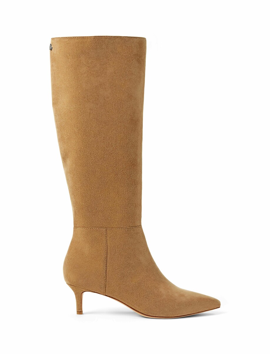 LAUREN RALPH LAUREN<br>Botas de camurça com salto baixo Mikcay