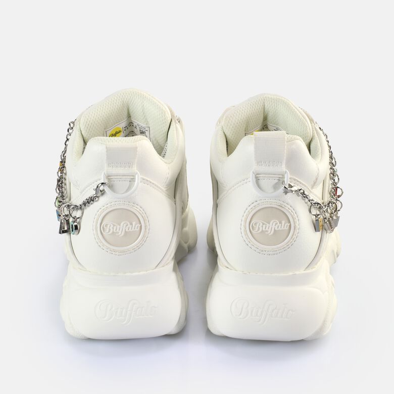 CLD Corin Charms Baskets basses véganes, blanc