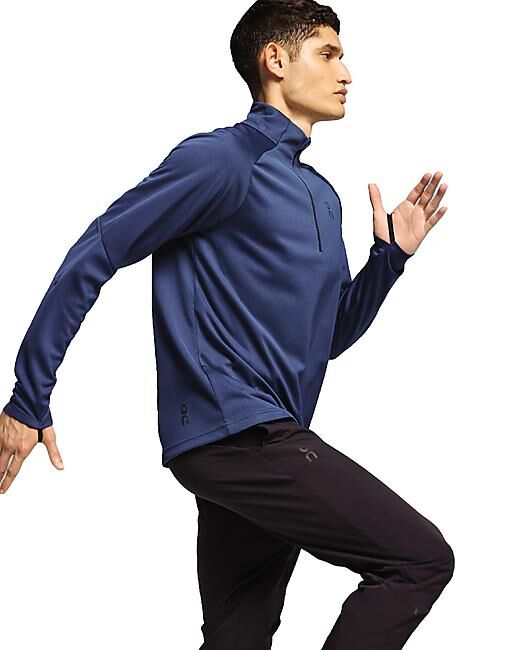 ON RUNNING - T-SHIRT ML DEMI ZIP CLIMATE SHIRT M