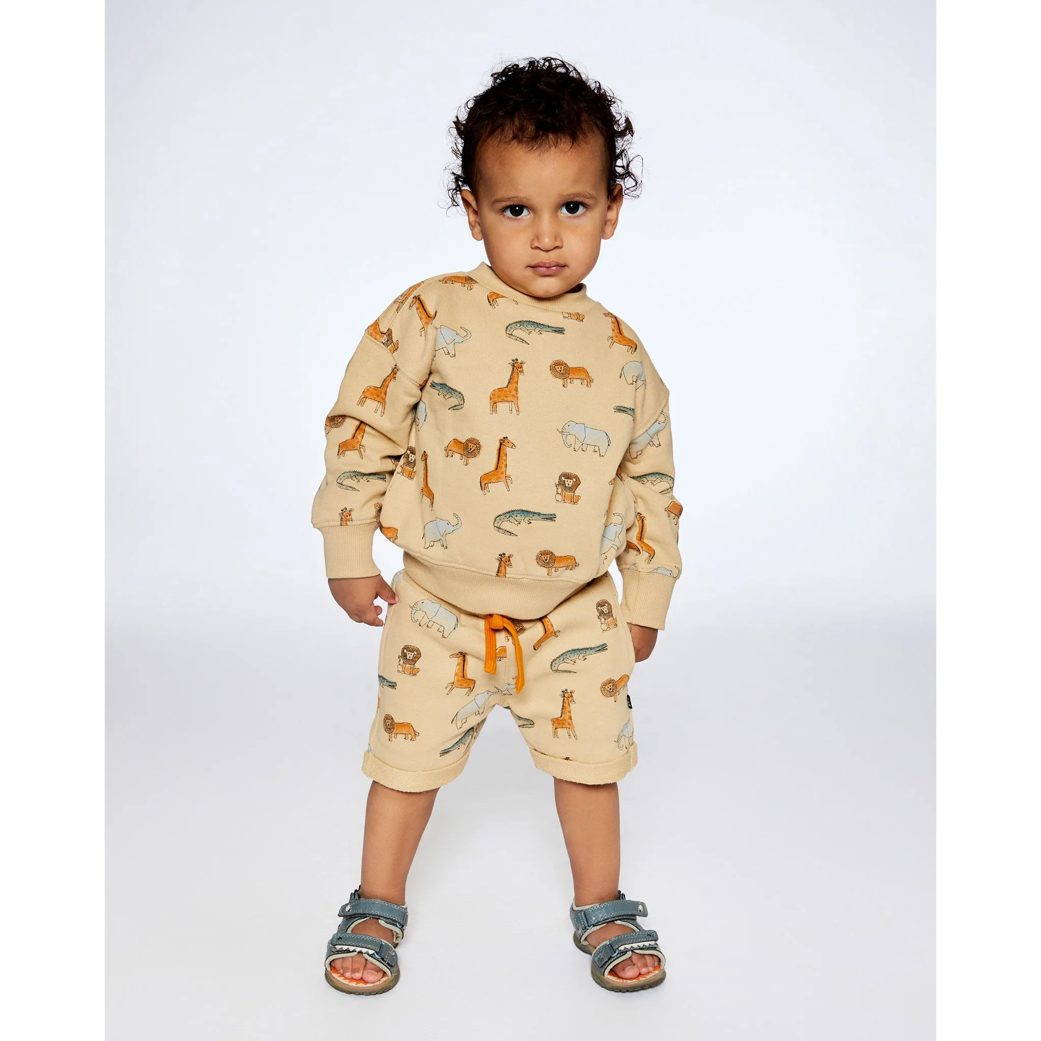 Deux par Deux Gilet Ouaté Imprimé Safari 3-6ans