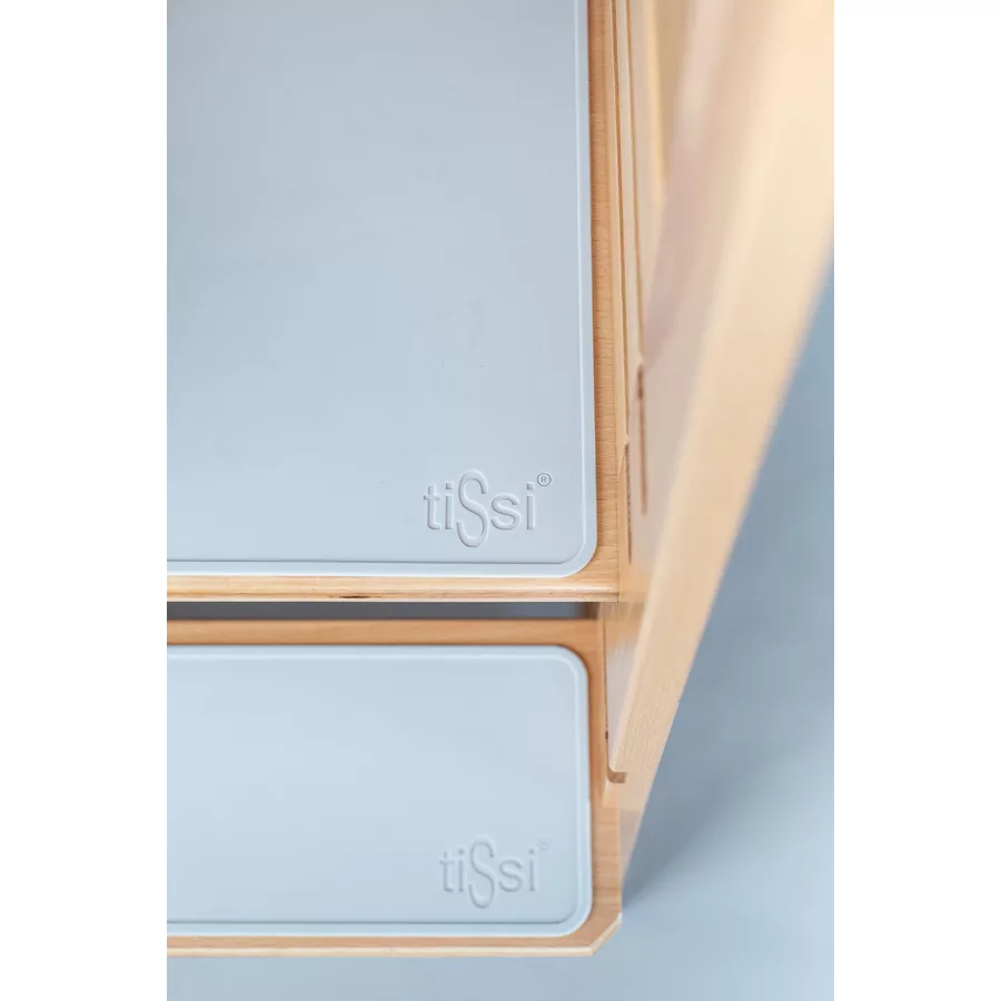 tiSsi® Anti-Rutschmatten Set Lunar Rock grau für Lernturm Felix
