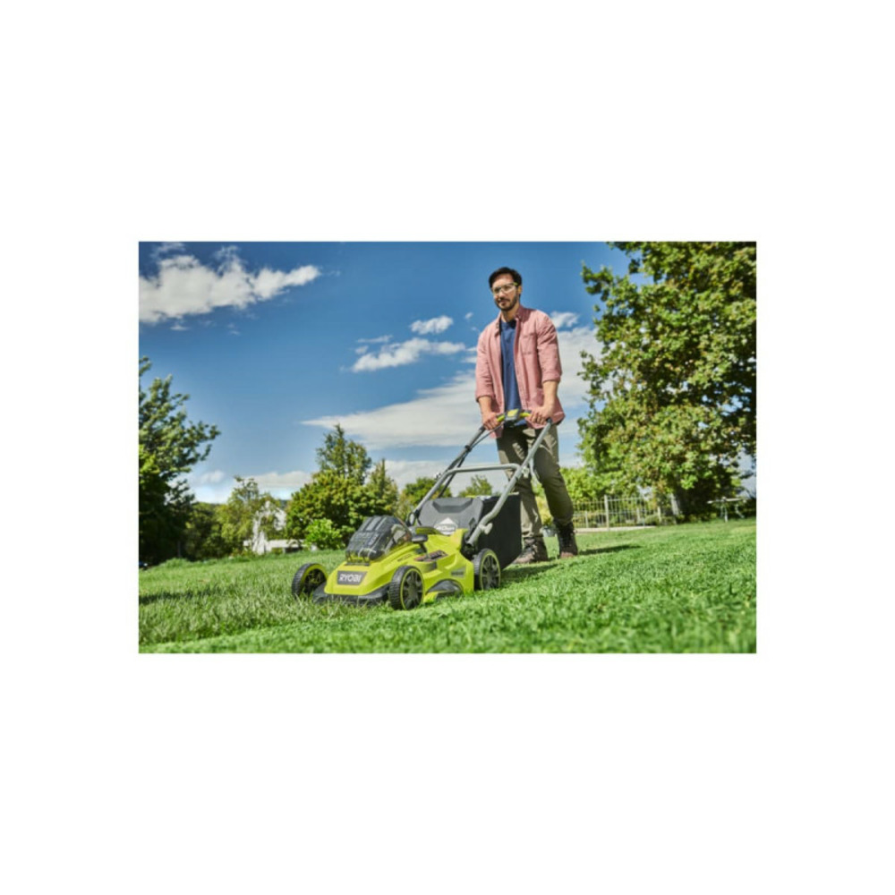 Tondeuse ryobi 36v - coupe 40cm - 1 batterie 5,0ah - 1 chargeur - rlm36x41h50pg
