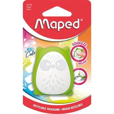 Maped - Gomme Squeeze Mini Cute (blister) - disponible dans différentes couleurs