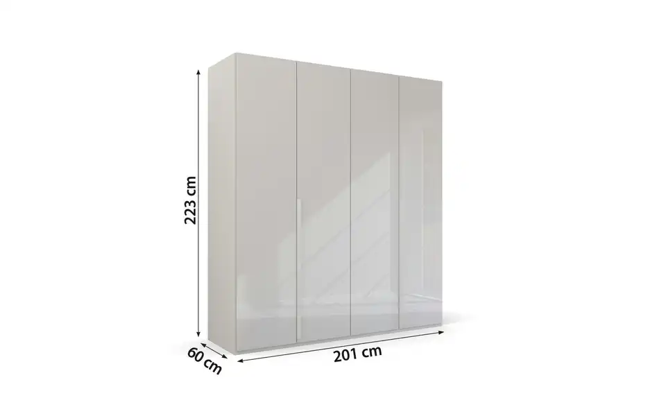 Drehtürenschrank 4 Stück 201 cm