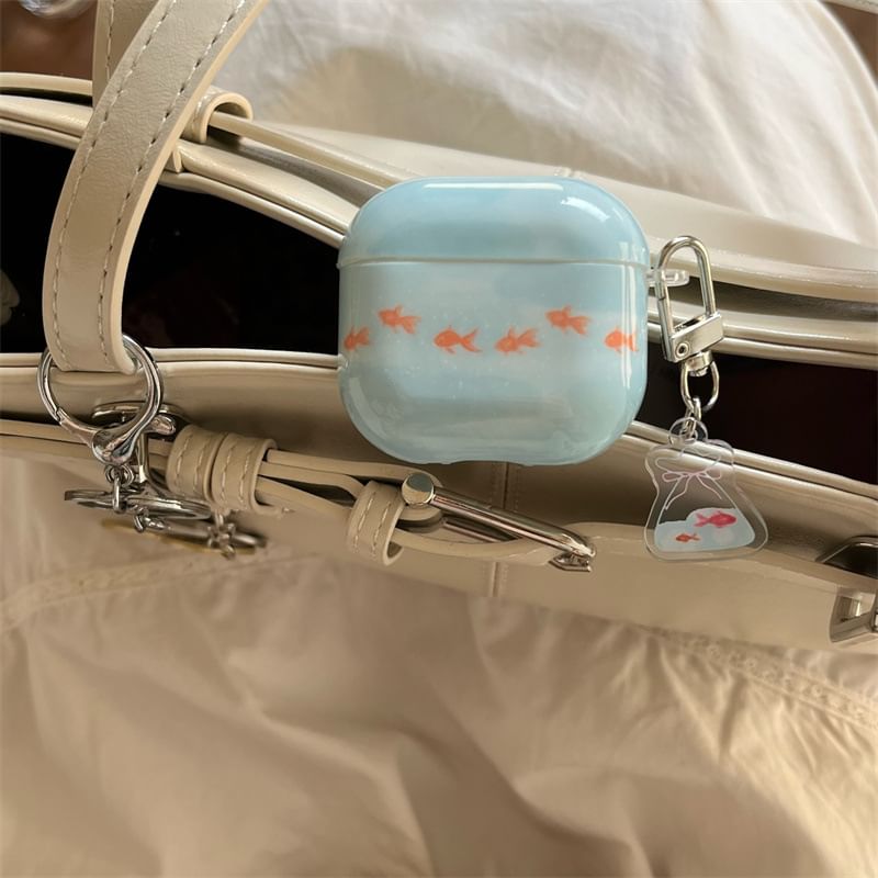 VanDi - Goldfish AirPods / Pro oortelefoonhoesje skin / charm / set
