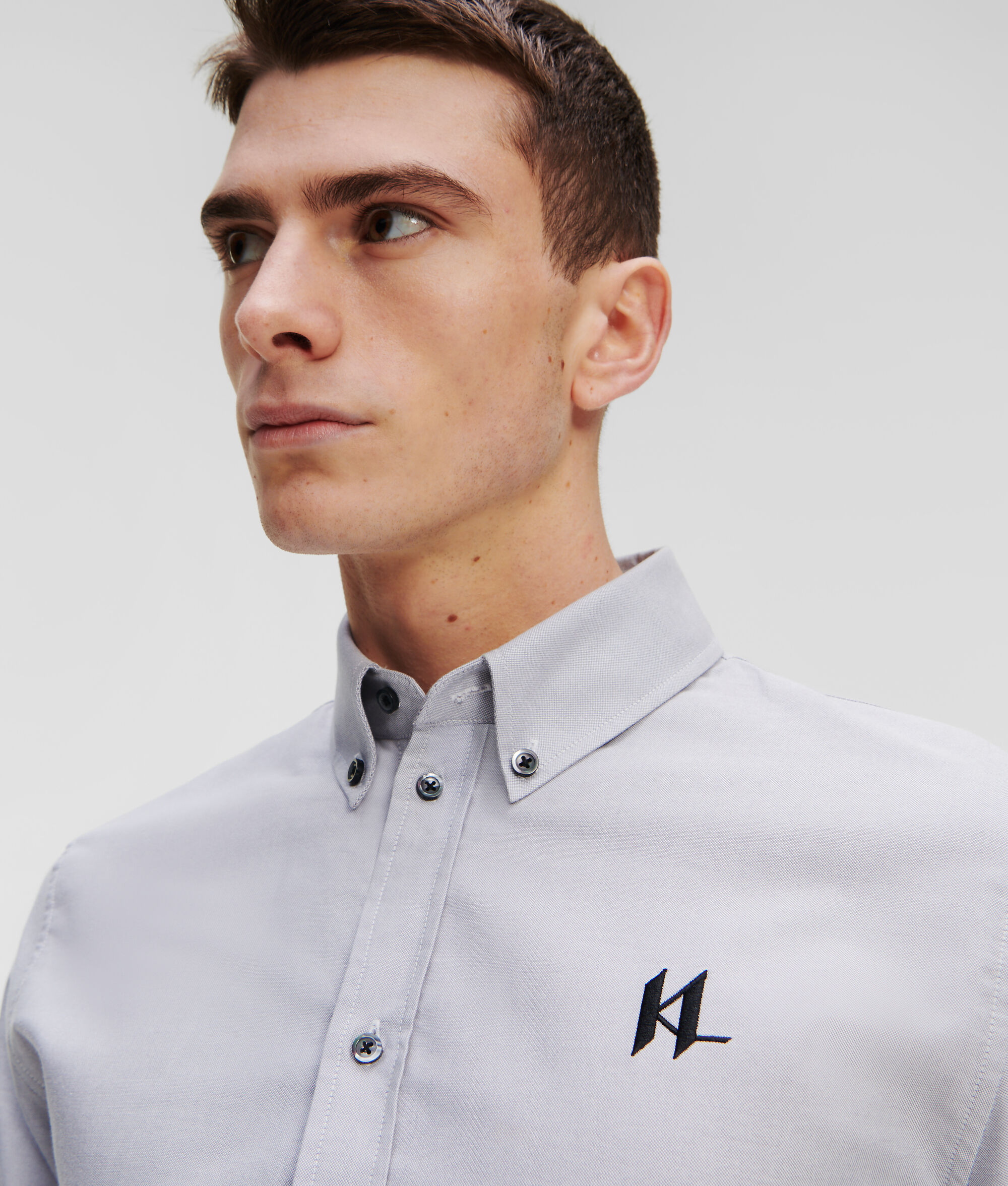 CHEMISE OXFORD KL MONOGRAM