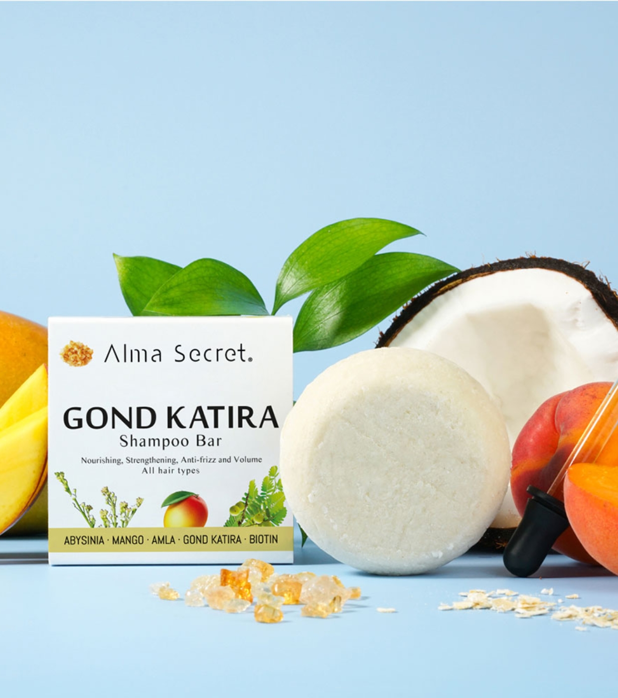 Alma Secret - Shampoo Sólido Fortalecedor e Hidratante Gond Katira