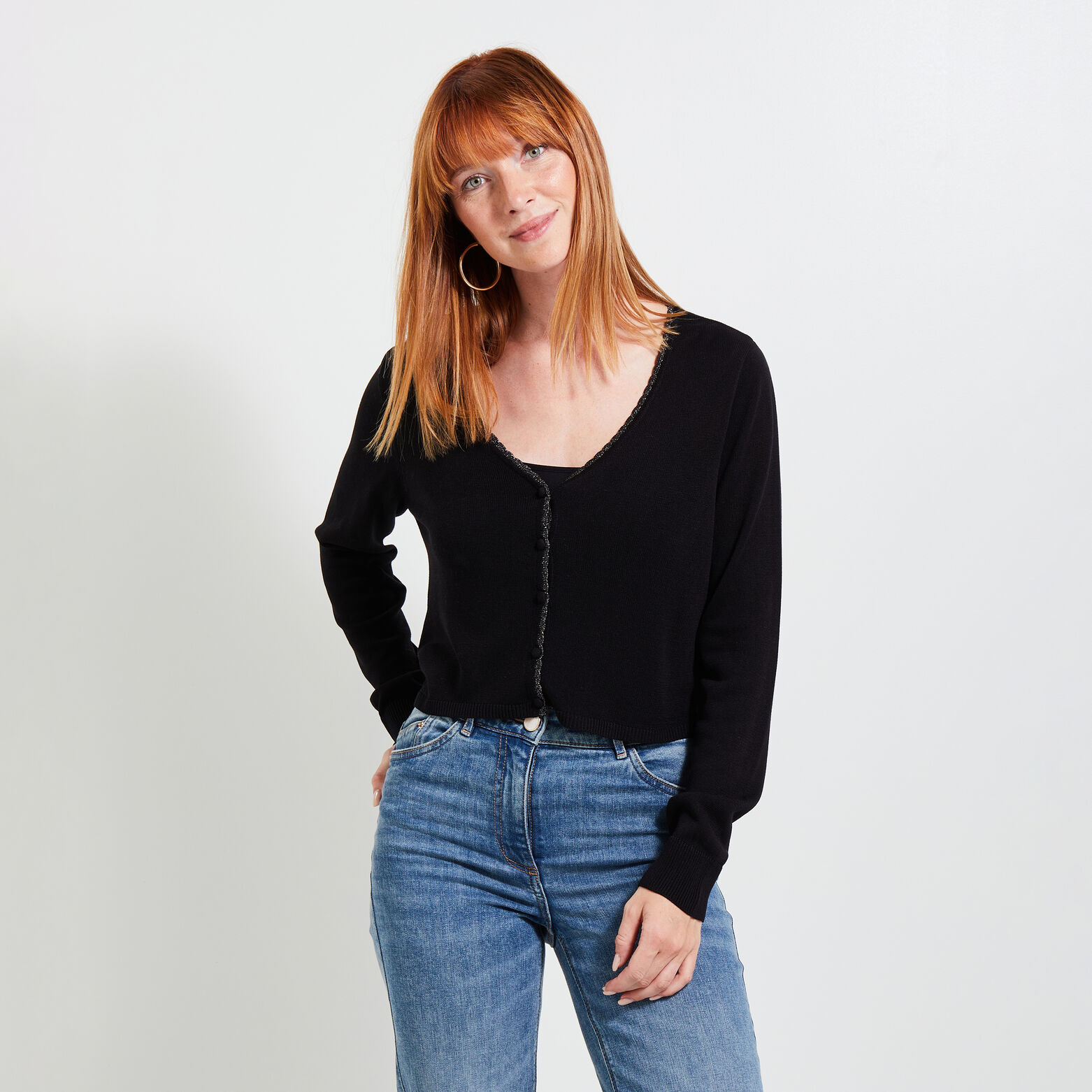 Gilet court femme