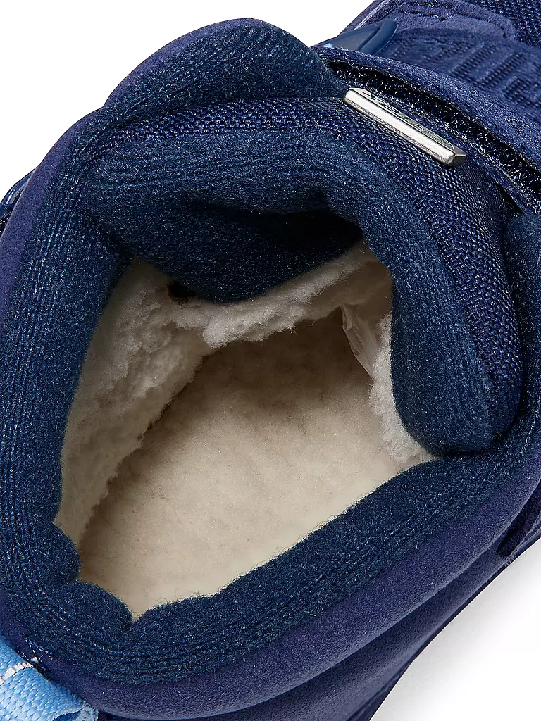 AFFENZAHN Kinder Winterstiefel VEGAN COMFY Bär dunkelblau