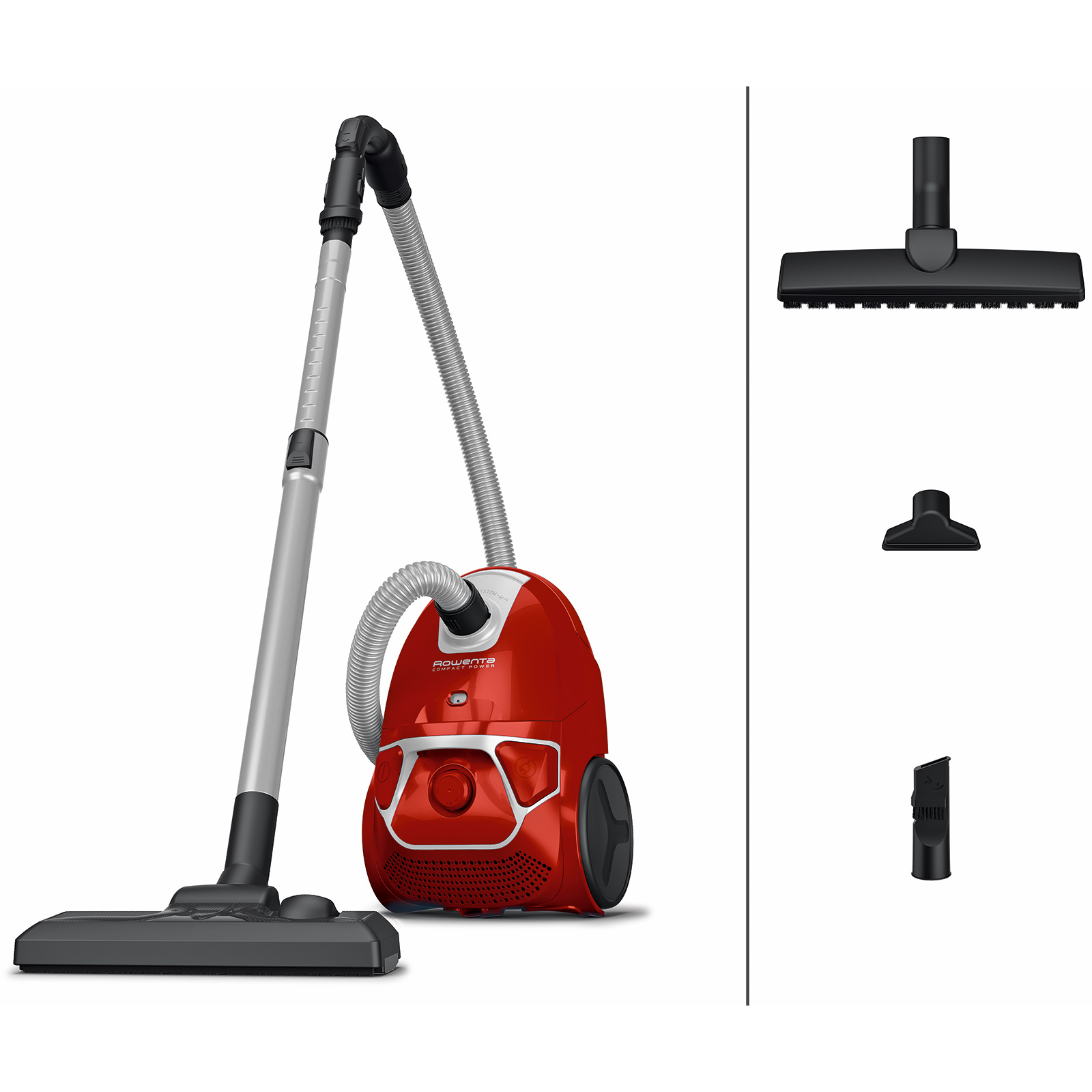 ROWENTA Bodenstaubsauger RO 3953 EA Compact Power Parkett - rot