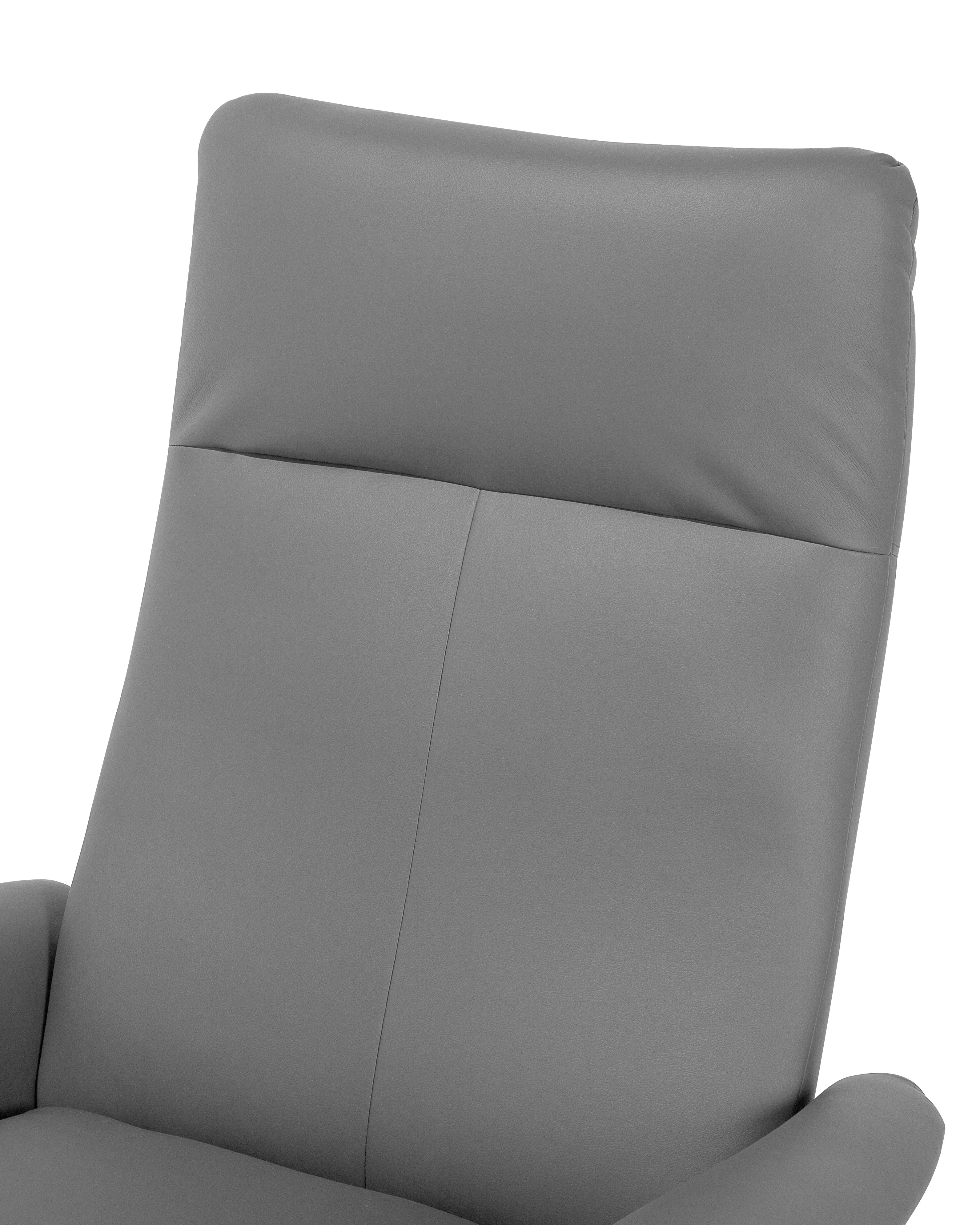 Relaxfauteuil PRIME inclusief voetensteun Kunstleer Grijs