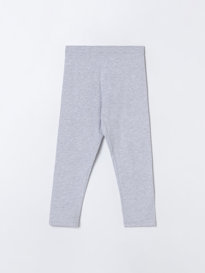 Conjunto com 2 Leggings Curtas - Azul Marinho