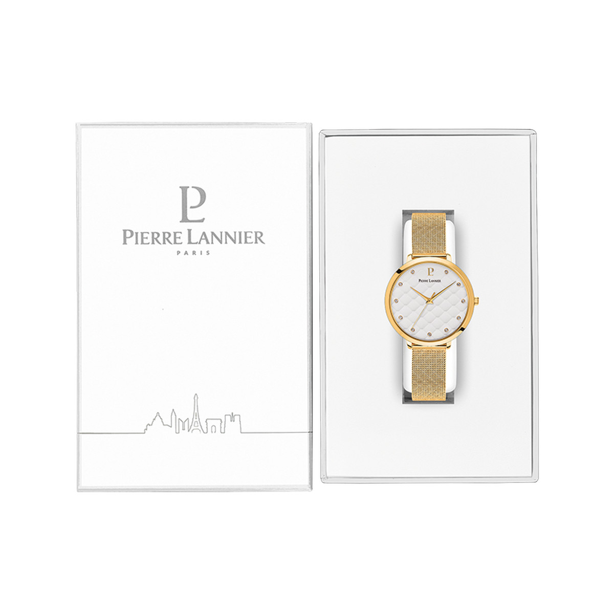 Montre PIERRE LANNIER Grace femme bracelet acier dorée