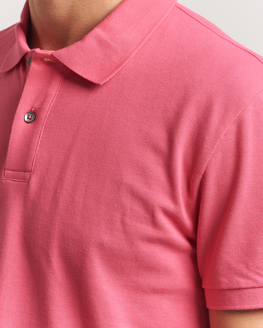 Oscar Jacobson Alex Cotton Polo Cinfandel Red
