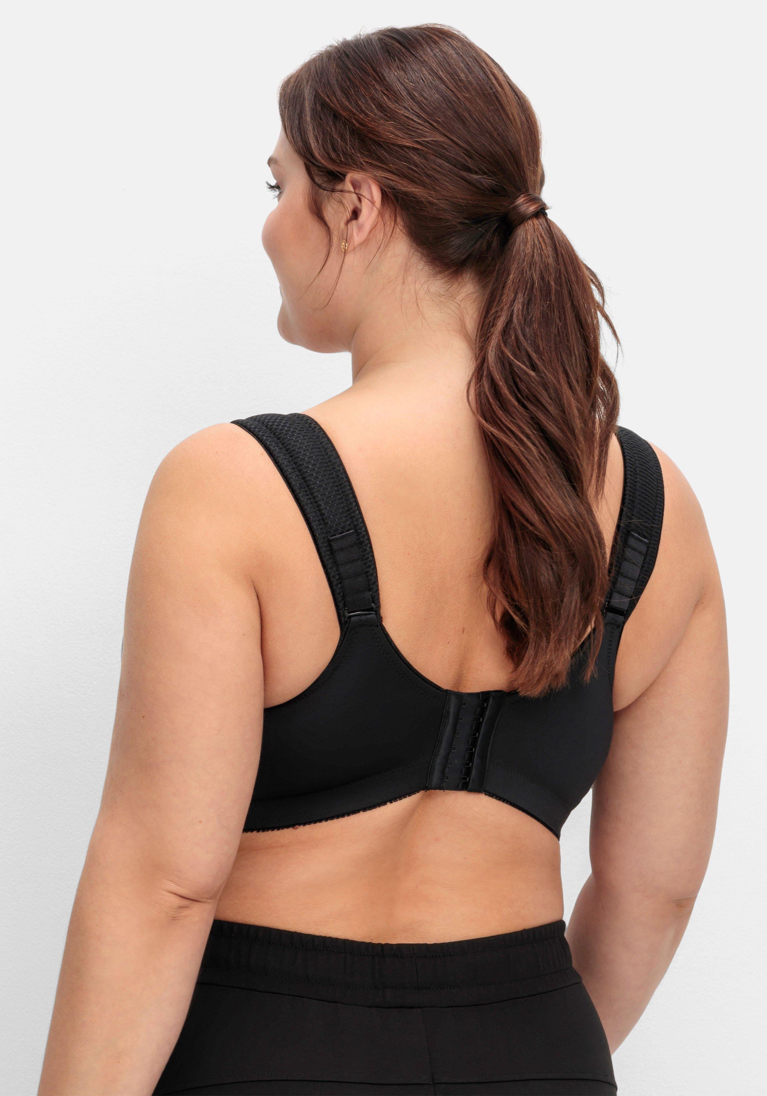 Sport-BH aus COOLMAX®, mit Netzeinsätzen