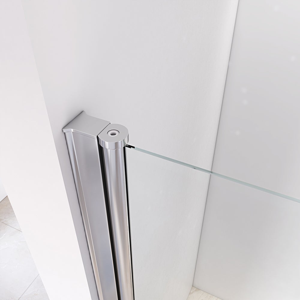Home Deluxe - LAVEA Douchecabine - Helder Glas - Afmetingen: 110 x 195 cm - 6 mm nano-gecoat veiligheidsglas, incl. scharnieren en bevestigingsmateriaal | Douchedeur, Draaideur, Douchewand, Nisdeur