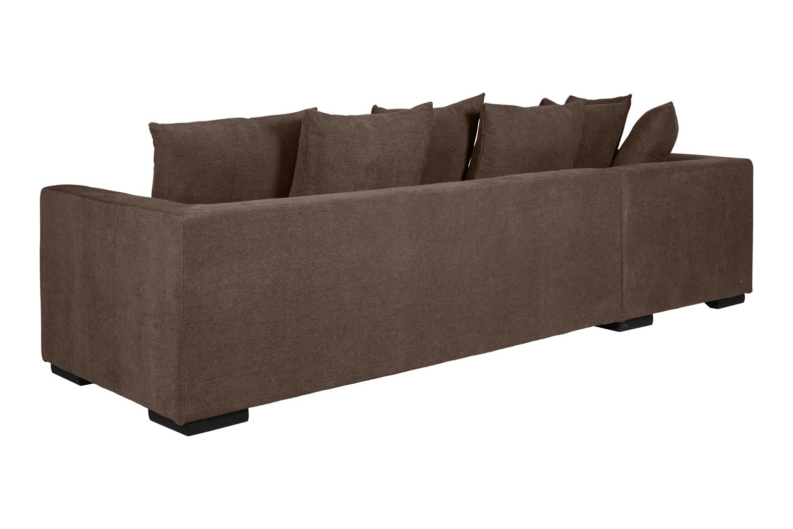 Paso Doble Day Sofa 2,5-seter og divan venstre, I tekstil Salento Mole, Valnøtt ben i tre, EU komfort. Promotion
