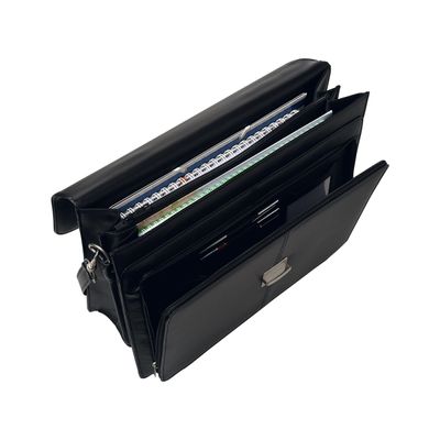 Oberthur Vancouver - Cartable rigide 2 compartiments - noir