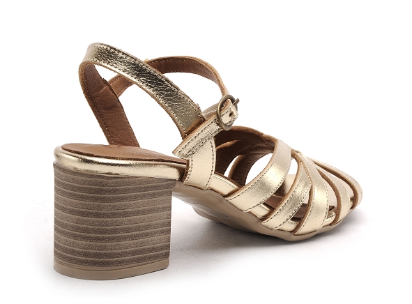 Lune et l autre nu pieds talons femme esthele or