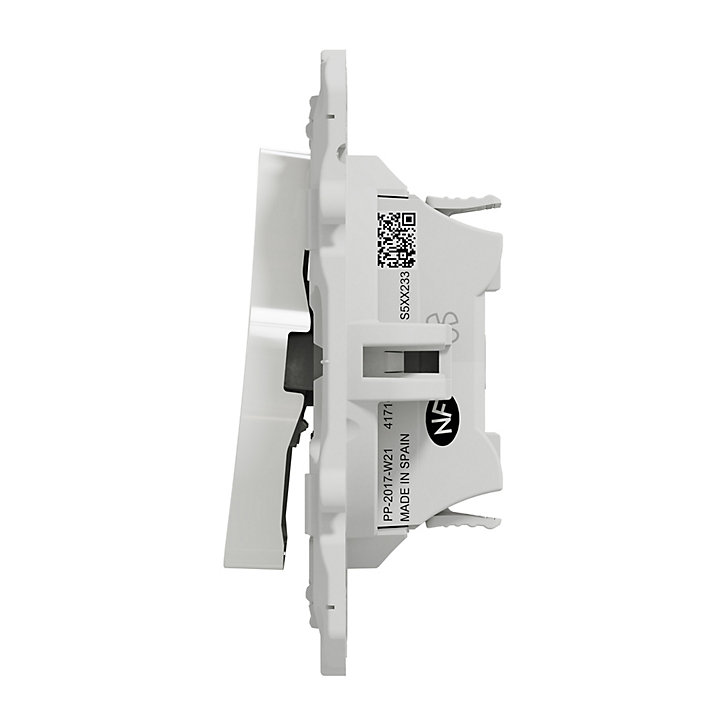 Mécanisme commande VMC 2 boutons Schneider Electric Odace blanc